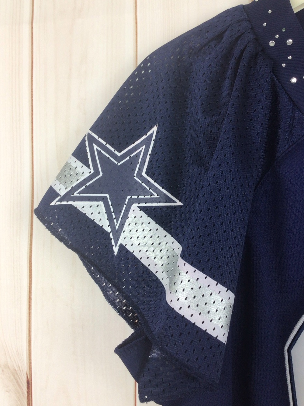 Reebok NFL Dallas Cowboys Navy Dez Bryant #88 Women’s Rhinestone Jersey Size XL - Picture 3 of 7